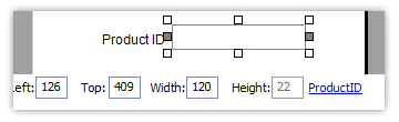 Add the field to load value from URL