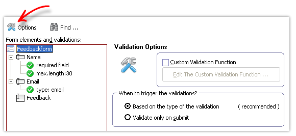 validation-options