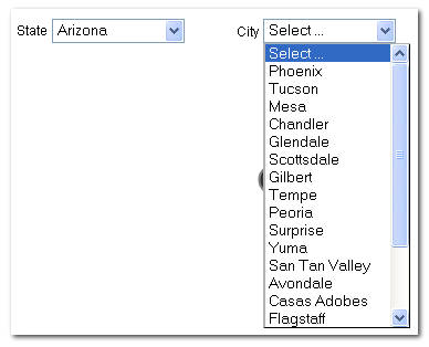 Cities in arizona