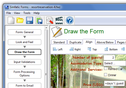 data entry form design software