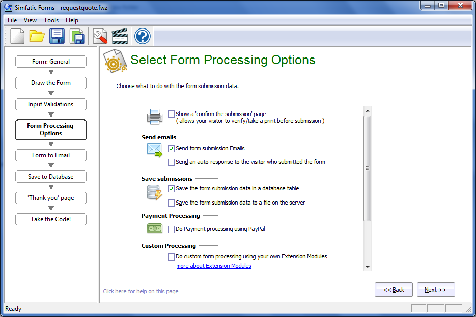 php web form software