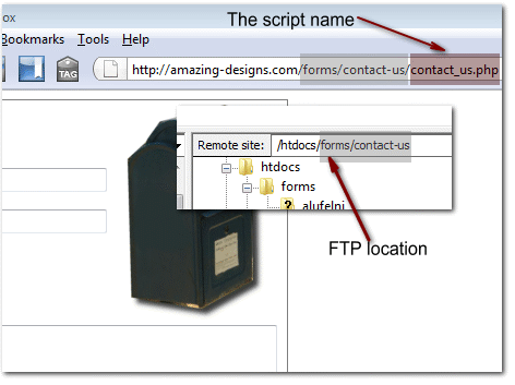 form processor script URL